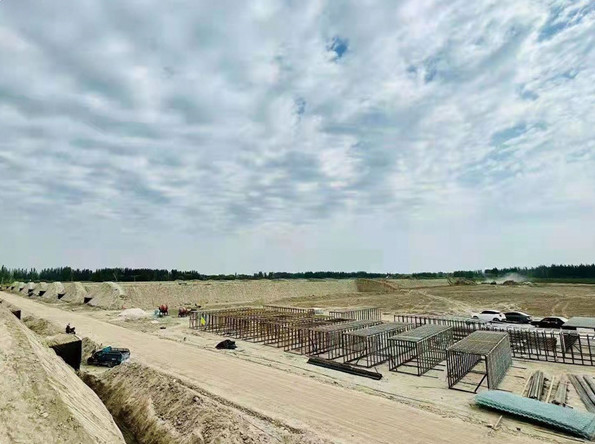 Project Under Construction in Kashgar Park, Xinjiang